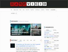 Tablet Screenshot of gamevicio.com